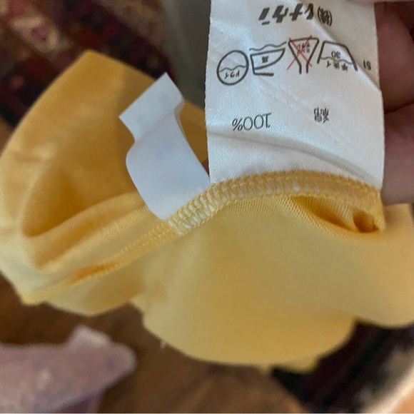 Vintage Cacharel cotton flutter sleeved midi sundress - Picture 4 of 8